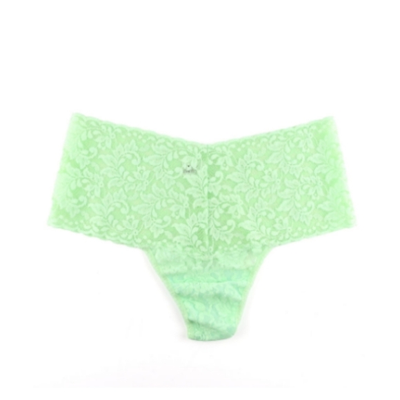 Hanky Panky Other - Hanky panky high rise retro thong panty in starfruit green